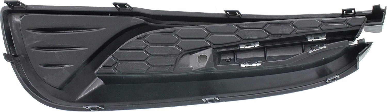Front Fog Light Cover Textured Right Passenger Side Direct Replacement Compatible With 2013-2015 Honda Civic HO1039113 71106TR3A61