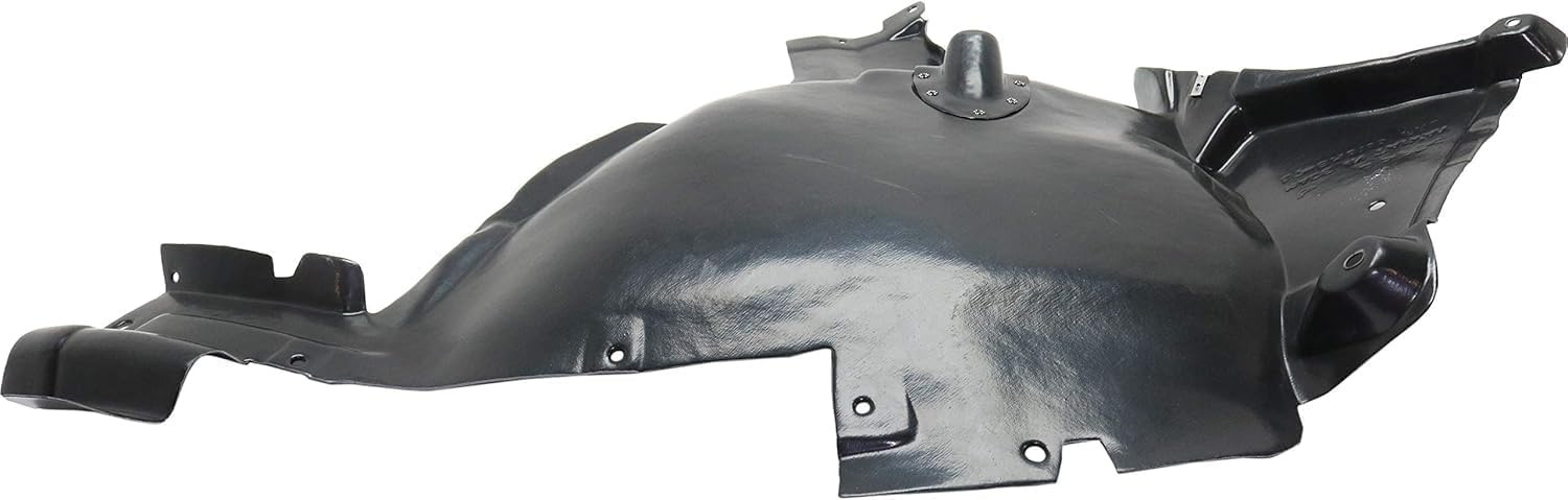 Front Fender Liner Rear Section Left Driver Side Direct Replacement Compatible With 2014-2018 BMW X5 BM1248153 51717291197