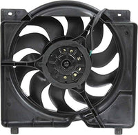 Front Radiator Cooling Fan Shroud Assembly Plastic Direct Replacement Compatible with 1997-2001 Jeep Cherokee CH3115106 52028337AC