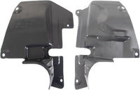Set Of 2 Front Fender Liner Rear Section Left Driver & Right Passenger Side Direct Replacement Compatible With 2014-2018 Mazda 3/2014-2017 Mazda 6 MA1251115 MA1250115 KD5356341A
