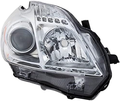 Set Of 2 Front Headlight Lens And Housing Halogen Right Passenger & Left Driver Side Direct Replacement Compatible With 2012-2015 Toyota Prius TO2519134 TO2518134 8113047520