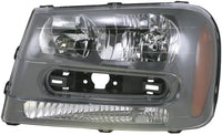 Set Of 2 Front Head Light Composite Assembly Right Passenger & Left Driver Side Direct Replacement Compatible With 2002-2009 Chevrolet Trailblazer GM2503213 GM2502213 25970915