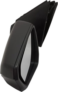 Front Power Mirror Manual Folding Heated Primed Left Driver Side Direct Replacement Compatible With 2018-2023 Chevrolet Equinox/GMC Terrain GM1320560 84225382 23406417