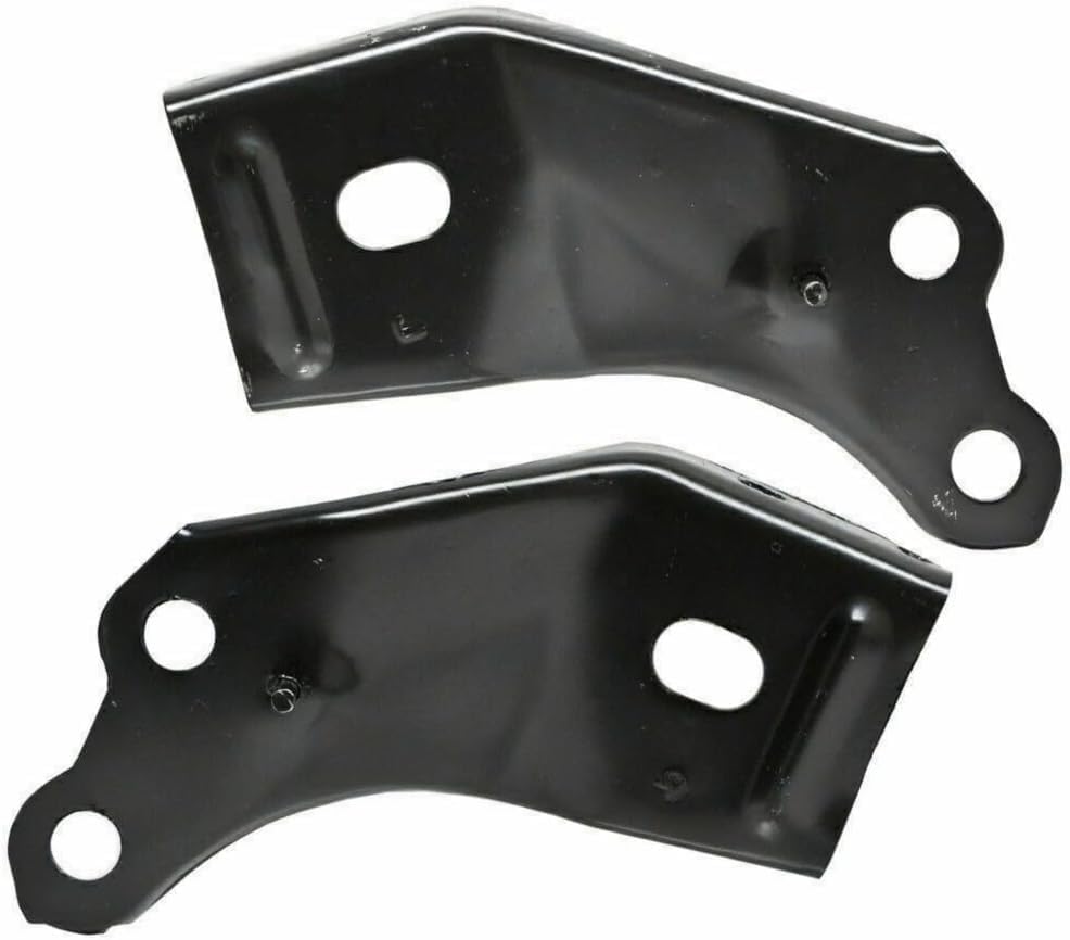 Front Bumper Steel + Upper Filler + Lower Valance + Brackets Right Passenger & Left Driver Side Direct Replacement Compatible With Toyota Tacoma 2001-2004 TO1095196 TO1002176