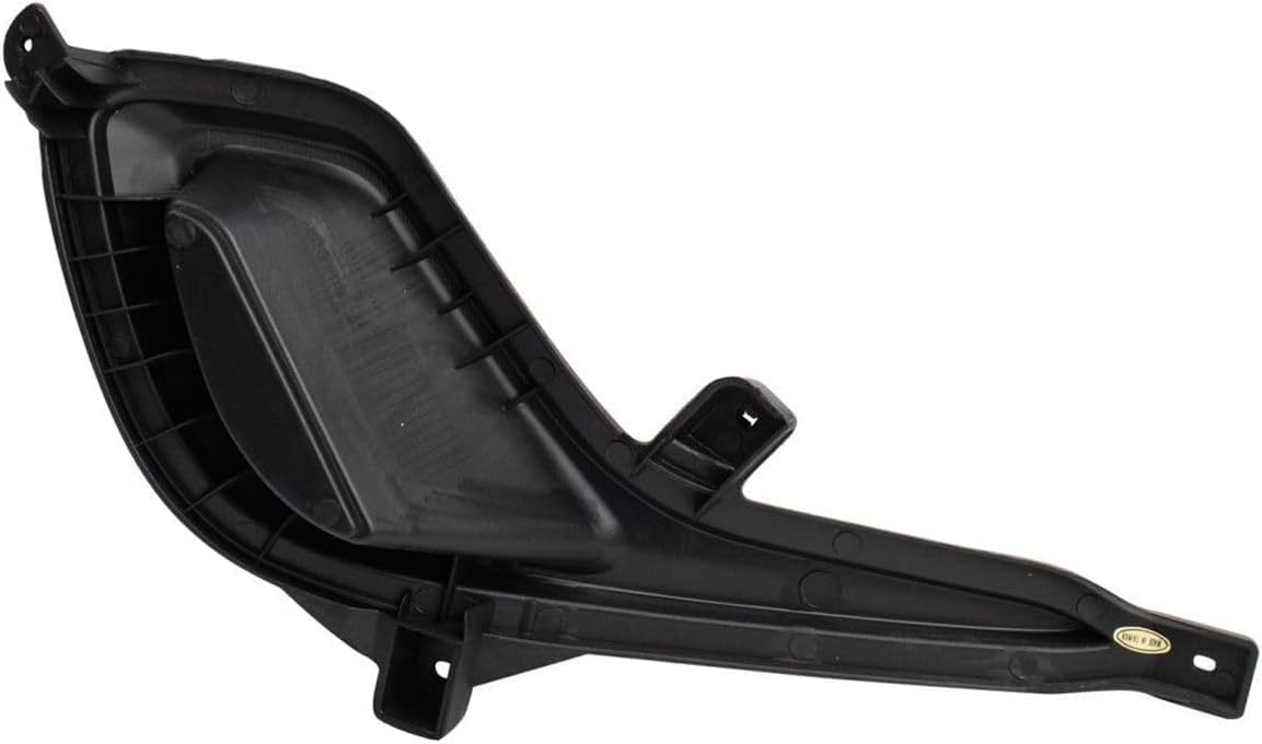 Front Fog Light Cover Dark Gray Left Driver Side Direct Replacement Compatible With 2012-2017 Hyundai Accent HY1038111 865631R000
