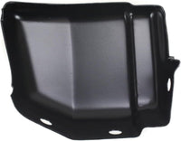 Set Of 2 Front Bumper End Cap Primed With Pad Holes Left Driver & Right Passenger Side Direct Replacement Compatible With 1986-1992 Nissan D21 NI1005106 NI1004134 6202409G01