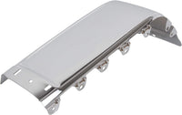 Rear Bumper End Caps Chrome Steel Without Sensor Holes Left Side Direct Replacement Compatible With 2007-2013 Chevrolet Silverado/GMC Sierra 1500/2007-2014 2500HD 3500HD GM1104149