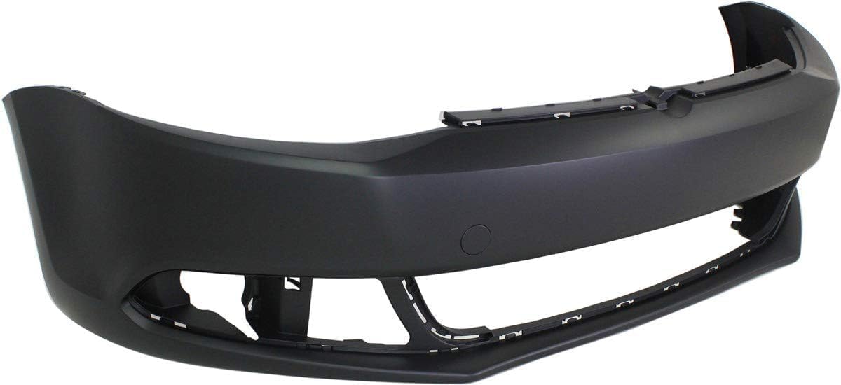 AUTOS PARTS PLUS Front Bumper Cover Primed Direct Replacement Compatible With 2011-2014 Volkswagen Jetta VW1000190 5C6807217DGRU