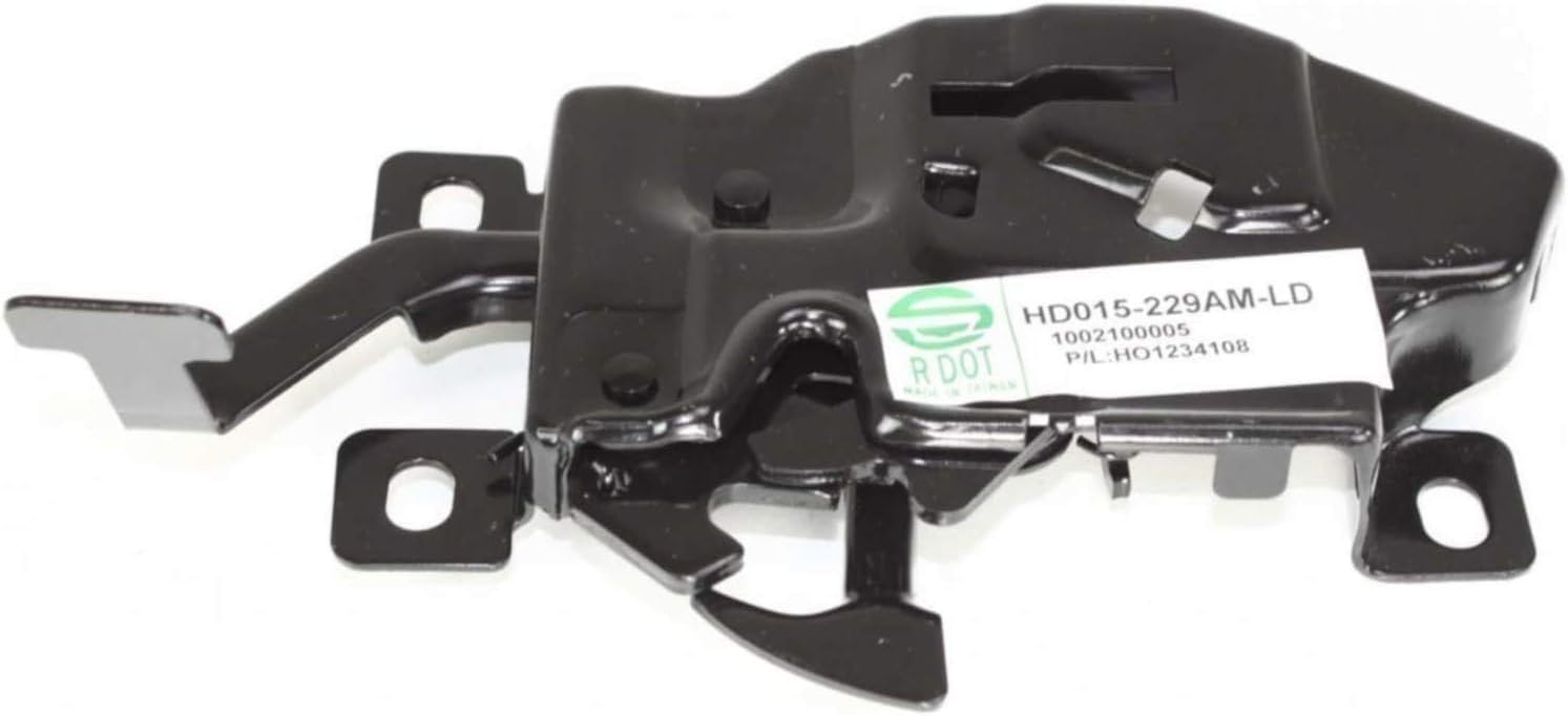Front Hood Latch Steel Without Cover Direct Replacement Compatible With 1998-2002 Honda Accord HO1234108 74120S84A01