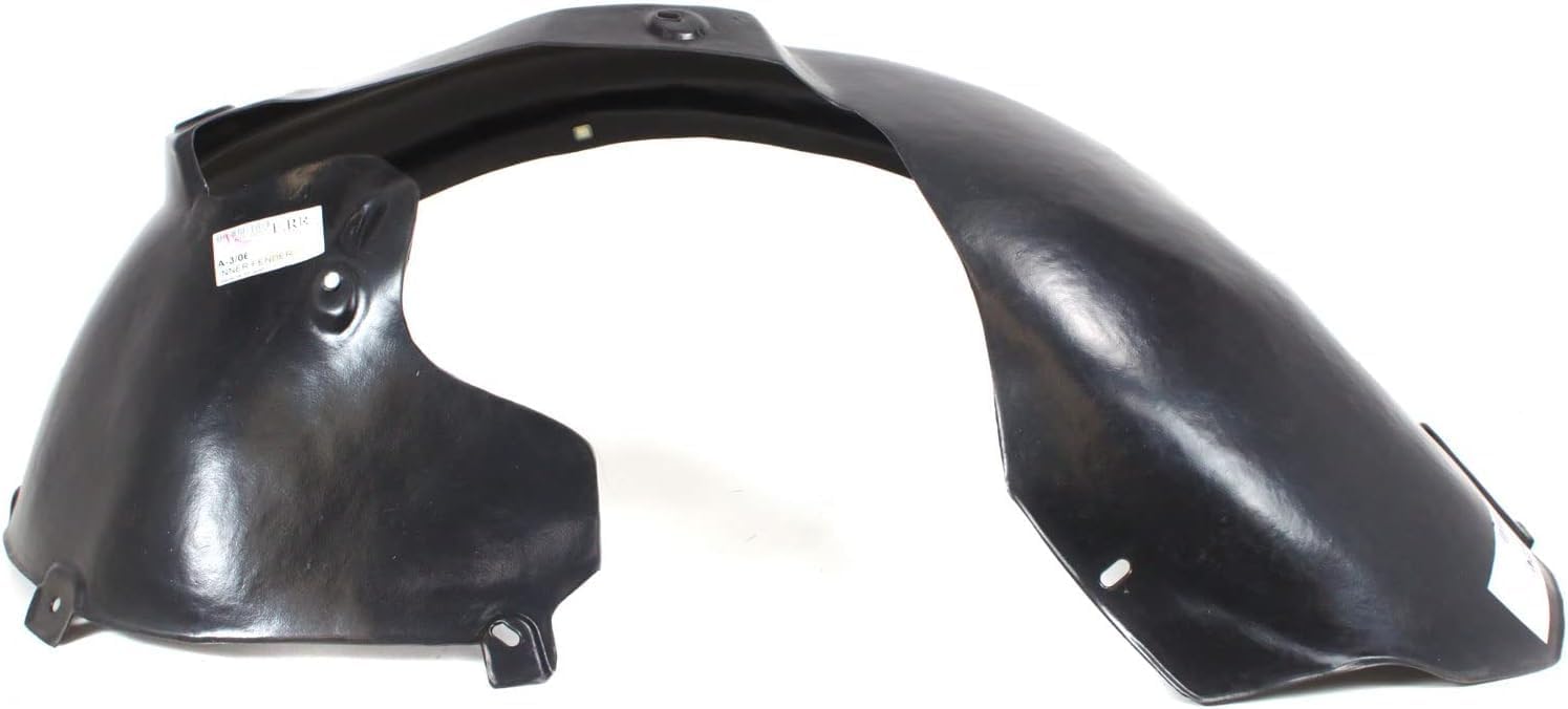 Front Fender Liner Rear Section Right Passenger Side Direct Replacement Compatible With 2006-2013 Audi A3 AU1251102 8P0821172G