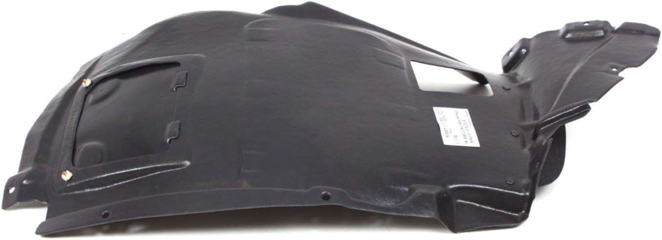 Front Section Fender Liner Right Passenger Side Direct Replacement Compatible With 2008-2013 BMW 1-Series BM1249104 51118045962