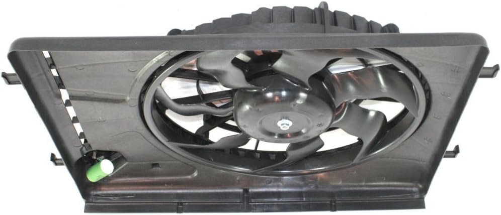 AUTOS PARTS PLUS Front Radiator Cooling Fan Assembly Direct Replacement Compatible With 2007-2010 Hyundai Elantra HY3115120 253802H150