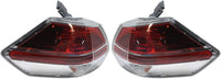 Set Of 2 Tail Light Outer Assembly Left Driver & Right Passenger Side Direct Replacement Compatible With 2014-2016 Nissan Rogue NI2805102 NI2804102 265504BA0A 265554BA0A