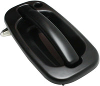 Set of 2 Front Exterior Door Handle Smooth Black Left Driver & Right Passenger Side Direct Replacement Compatible with 1999-2006 Chevrolet Silverado/GMC Sierra GM1311140 GM1310140