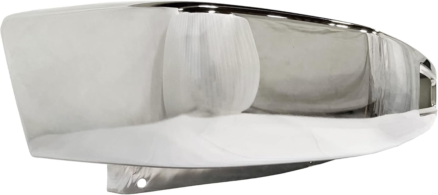Front Bumper Chrome Steel + Lower Valance Textured Direct Replacement Compatible With 2008-2014 Ford Econoline VAN FO1002410 FO1095226 8C2Z17757B 8C2Z17626AA