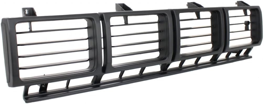 Front Grille Assembly Primed Shell And Insert Plastic Direct Replacement Compatible With 1980-1981 Toyota Pickup TO1200143 5310092301