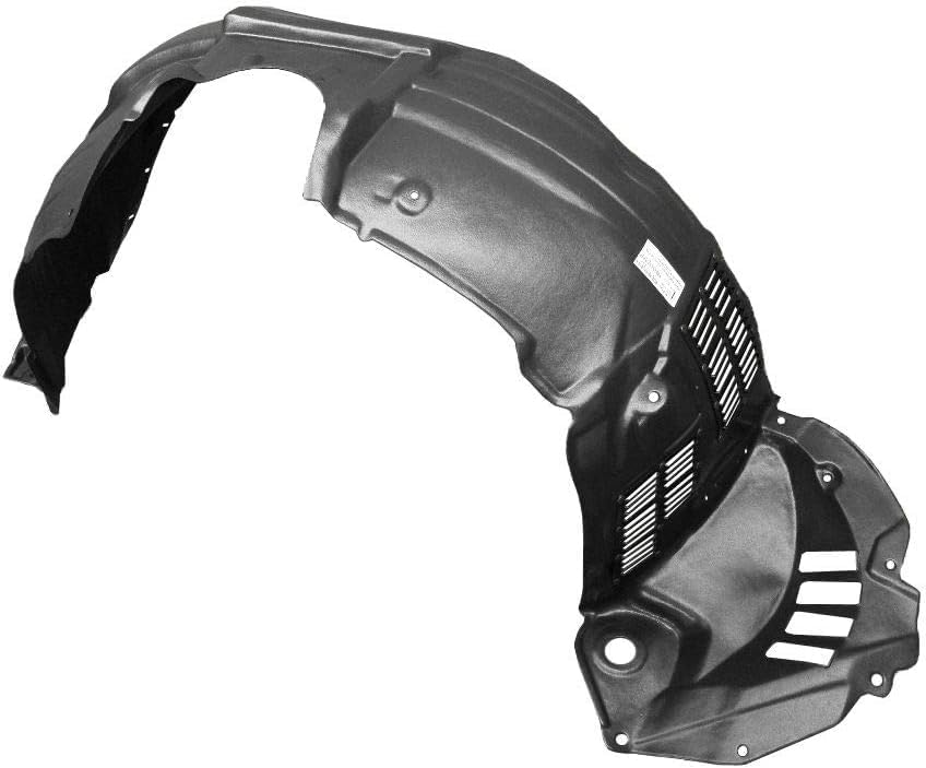 Front Fender Liner Left Driver Side Direct Replacement Compatible With 2008-2010 Toyota Highlander TO1248151 538060E040