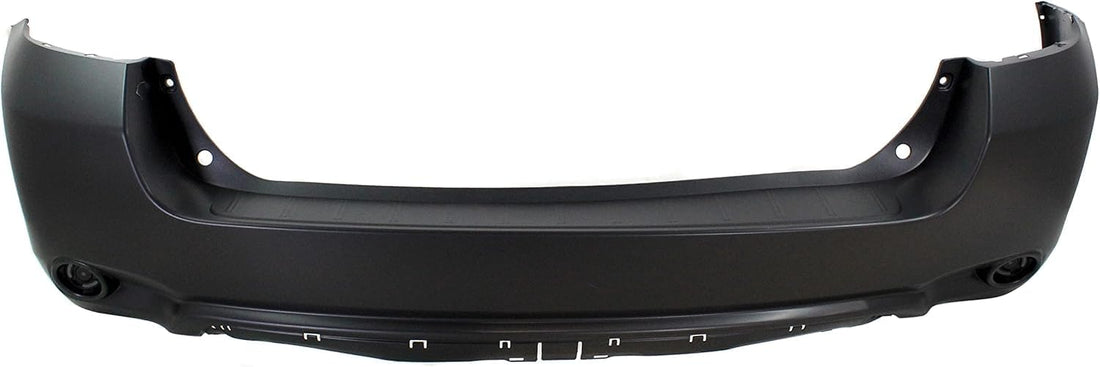 Rear Bumper Upper Cover Primed Direct Replacement Compatible With 2008-2010 Toyota Highlander TO1100260 521590E906