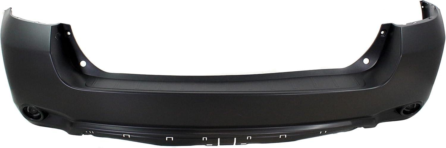 Rear Bumper Upper Cover Primed Direct Replacement Compatible With 2008-2010 Toyota Highlander TO1100260 521590E906