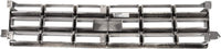 Front Grille Chrome Shell And Insert Direct Replacement Compatible With 1983-1990 Chevrolet S10 Blazer / 1982-1990 Pickup GM1200334 14027187