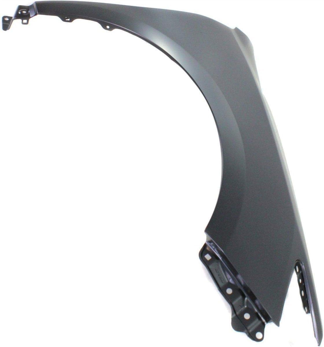 AUTOS PARTS PLUS Front Fender Primed Steel Right Passenger Side Without Turn Signal Light Hole Direct Replacement Compatible With 2012-2014 Toyota Camry TO1241239 5381106140