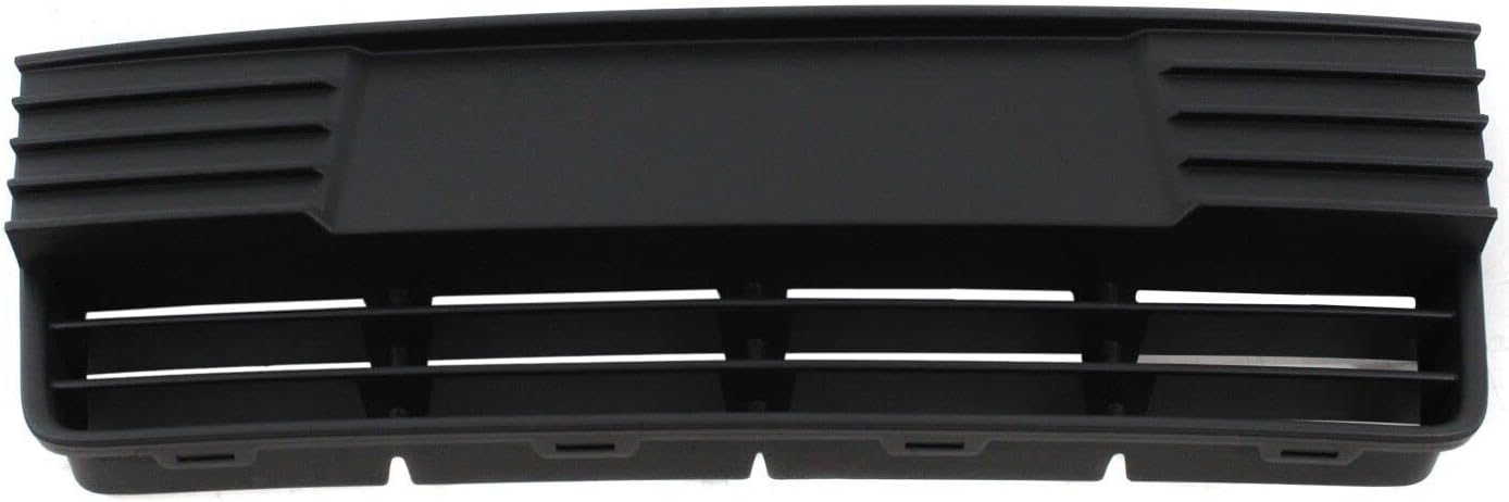 Front Bumper Center Grille Textured Black Plastic Direct Replacement Compatible With 2012-2014 Ford Focus FO1036137 CP9Z17K945B