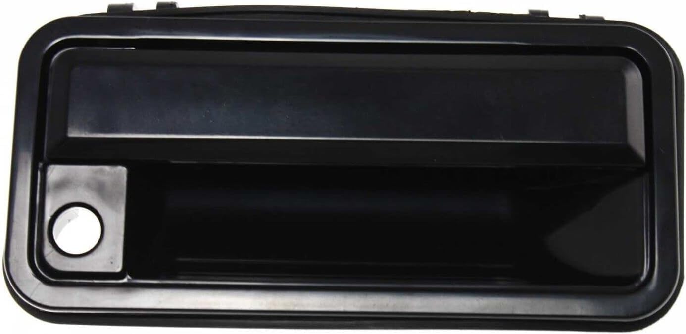 AUTOS PARTS PLUS Set of 2 Front Exterior Door Handle Smooth Black Left Driver & Right Passenger Side Direct Replacement Compatible with 1988-2002 GMC/Chevrolet C/K Series GM1310172 GM1311172