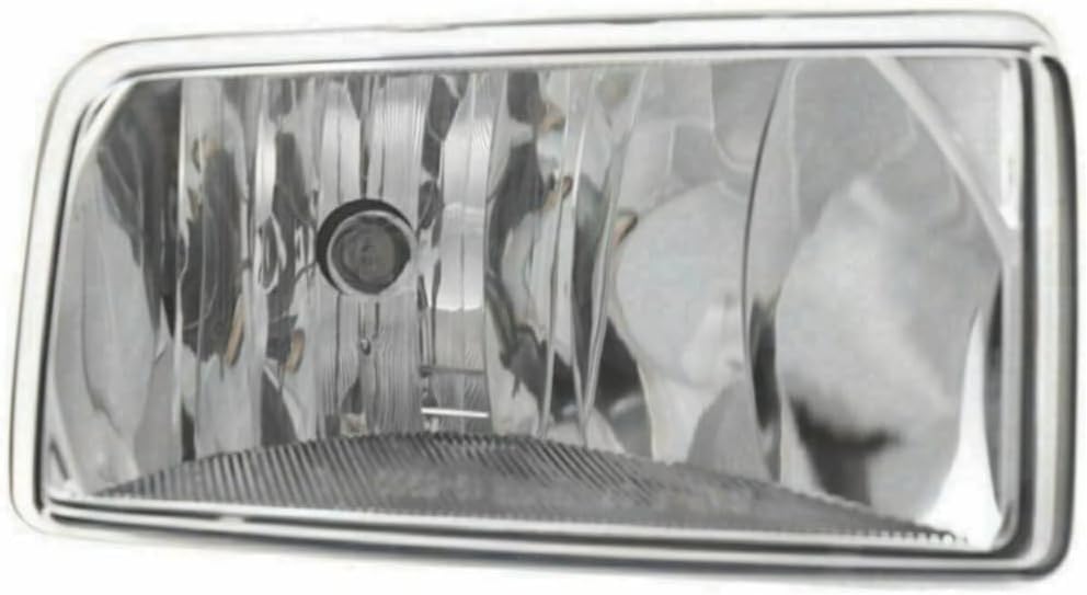 Front Bumper + End Caps Chrome + Lower Valance Textured + Fog Light Assembly Right & Left Side Direct Replacement Compatible With Chevrolet Silverado 2500HD 3500HD 2007-2010 GM1092202