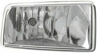 Front Bumper + End Caps Chrome + Lower Valance Textured + Fog Light Assembly Right & Left Side Direct Replacement Compatible With Chevrolet Silverado 2500HD 3500HD 2007-2010 GM1092202