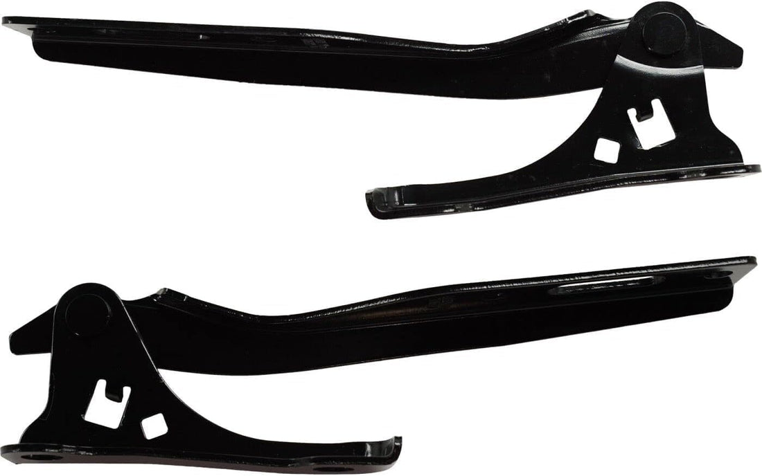 Set Of 2 Front Hood Hinge Steel Right Passenger & Left Driver Side Direct Replacement Compatible With 2013-2022 Acura ILX AC1236113 AC1236114 60120TX6A00ZZ 60170TX6A00ZZ
