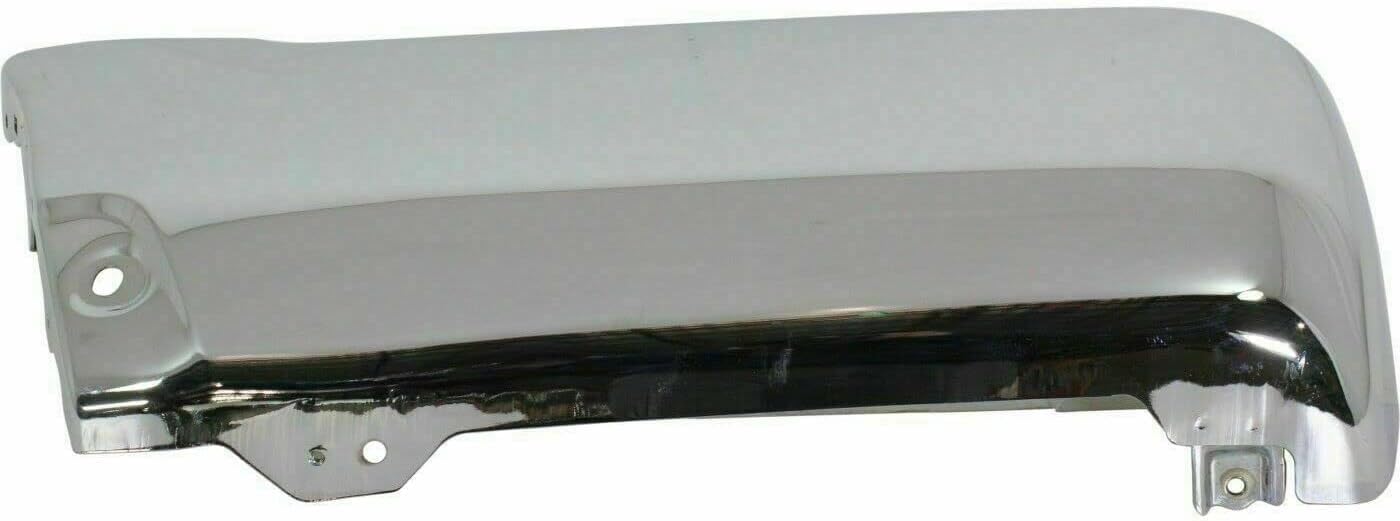 AUTOS PARTS PLUS Rear Step Bumper Face Bar + End Caps Chrome Steel Left Driver & Right Passenger Side Direct Replacement Compatible With 1999-2002 Toyota 4Runner TO1102228 TO1105101 TO1104101