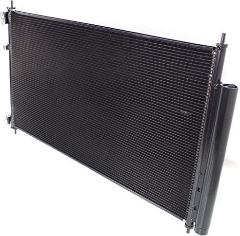 Front A/C Condenser Aluminum Core Direct Replacement Compatible With 2005-2010 Honda Odyssey HO3030137 80110SHJ305 80110SHJA02
