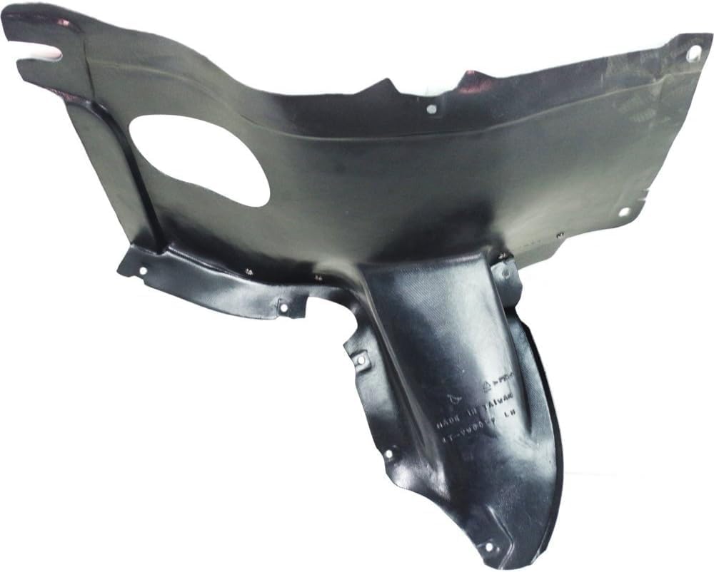 Front Section Fender Liner Left Driver Side Direct Replacement Compatible With 2006-2009 Volkswagen GTI VW1250114 1K0805911G