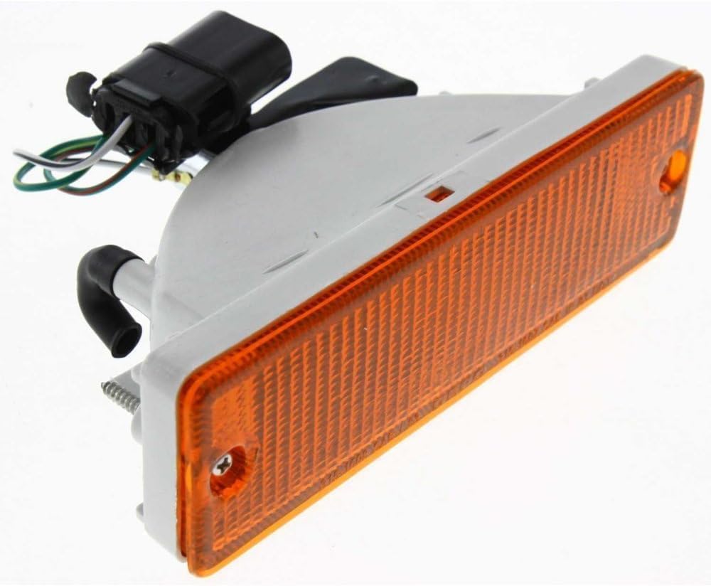 Front Turn Signal Light Assembly Right Passenger Side Direct Replacement Compatible With 1986-1987 Nissan D21 NI2521106 B612001G00