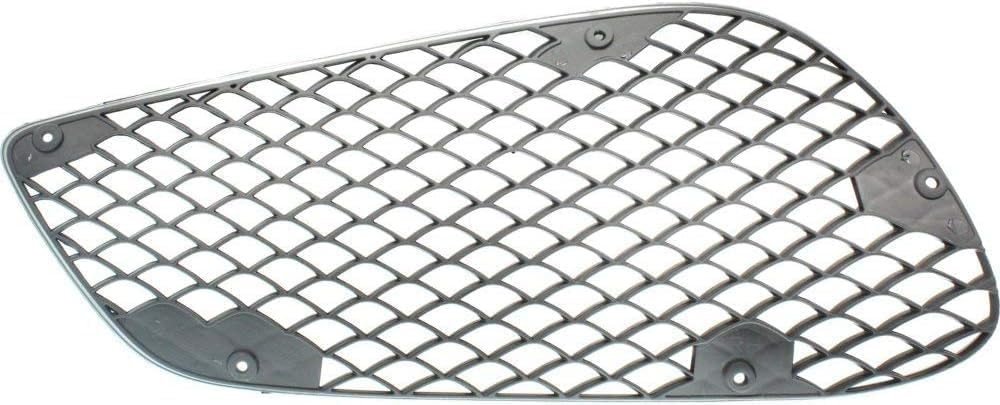 Front Bumper Outer Grille Textured Right Passenger Side Direct Replacement Compatible With 2014-2016 Mercedes Benz E-Class MB1039163 2128850623