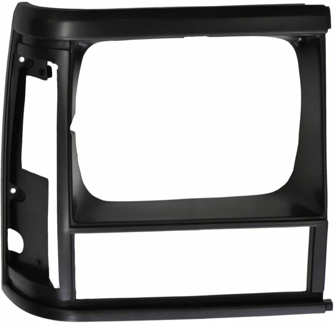 Front Head Light Door Bezels + Corner Signal & Side Marker Lamps Left Driver & Right Passenger Side Direct Replacement Compatible With 1991-1996 Jeep Cherokee CH2551113 CH2550113