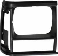 Front Head Light Door Bezels + Corner Signal & Side Marker Lamps Left Driver & Right Passenger Side Direct Replacement Compatible With 1991-1996 Jeep Cherokee CH2551113 CH2550113