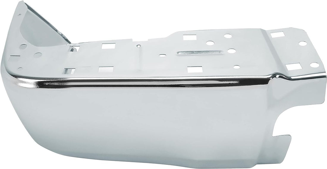 Rear Bumper End Cap Chrome Steel Left Driver Side Direct Replacement Compatible With 2014-2021 Toyota Tundra TO1104123 521520C030