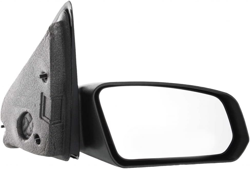 Front Mirror Manual Adjust Non-Heated Textured Right Passenger Side Direct Replacement Compatible With 2003-2007 Saturn Ion GM1321266 22726677