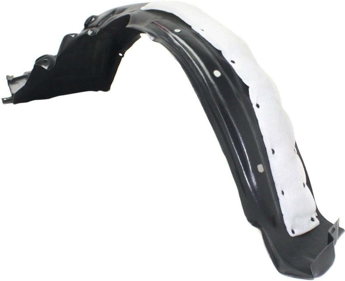 Front Fender Liner Vacuum Form Right Passenger Side Direct Replacement Compatible with 2014-2016 Toyota Corolla TO1249178 5387502460