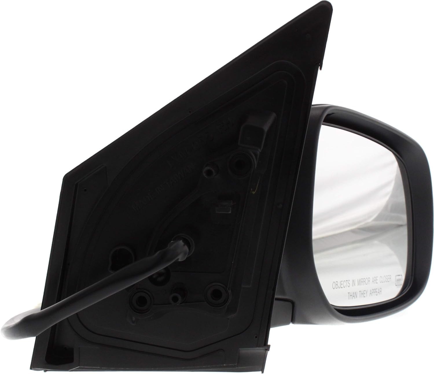 Front Power Mirror Manual Folding Heated Primed Right Passenger Side Direct Replacement Compatible With 2009-2013 Toyota Corolla TO1321247 8790802B01