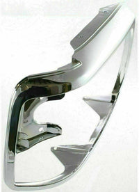 AUTOS PARTS PLUS Front Grille Chrome Shell/Plastic Insert + Head Light Doors Left Driver & Right Passenger Side Direct Replacement Compatible With 1992-1997 Ford F-Series FO2512130 FO1200173