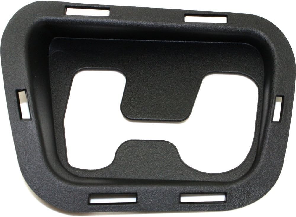 Front Bumper Tow Hook Cover Textured Left Driver Side Direct Replacement Compatible With 2007-2014 Chevrolet Tahoe GM1029102 15893976