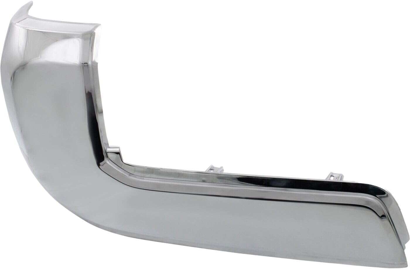 Rear Bumper End Cap Chrome Left Driver Side Direct Replacement Compatible With 2016-2023 Toyota Tacoma TO1104131 5215604020