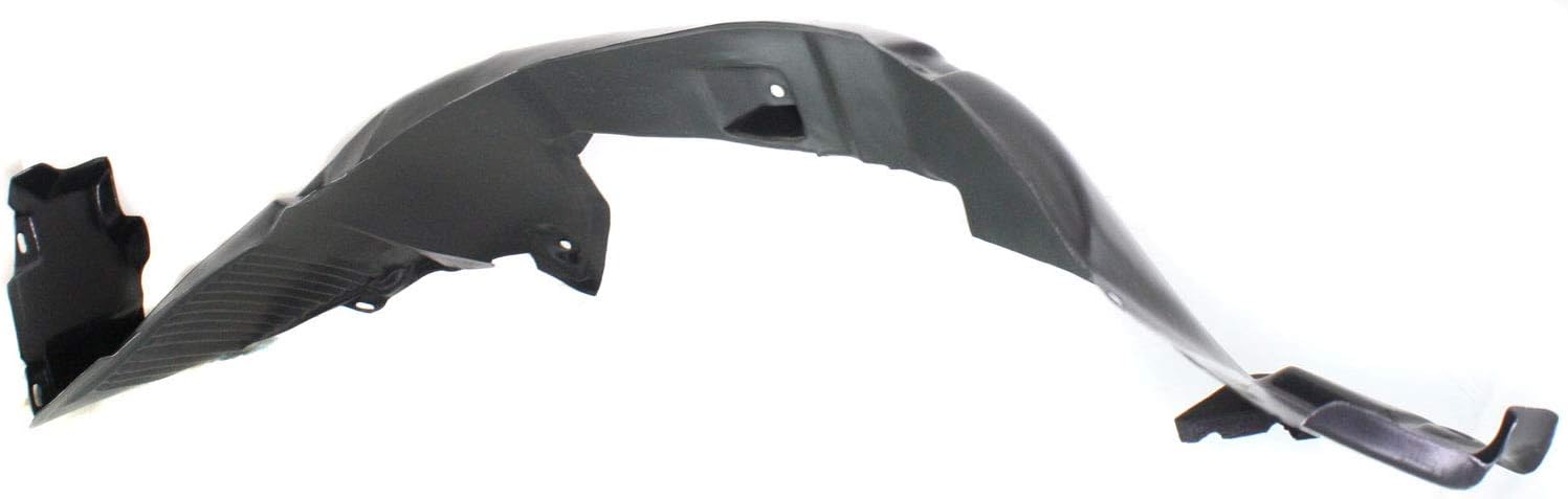 Front Fender Liner Left Driver Side Direct Replacement Compatible With 2001-2003 Hyundai Elantra HY1248105 868112D000