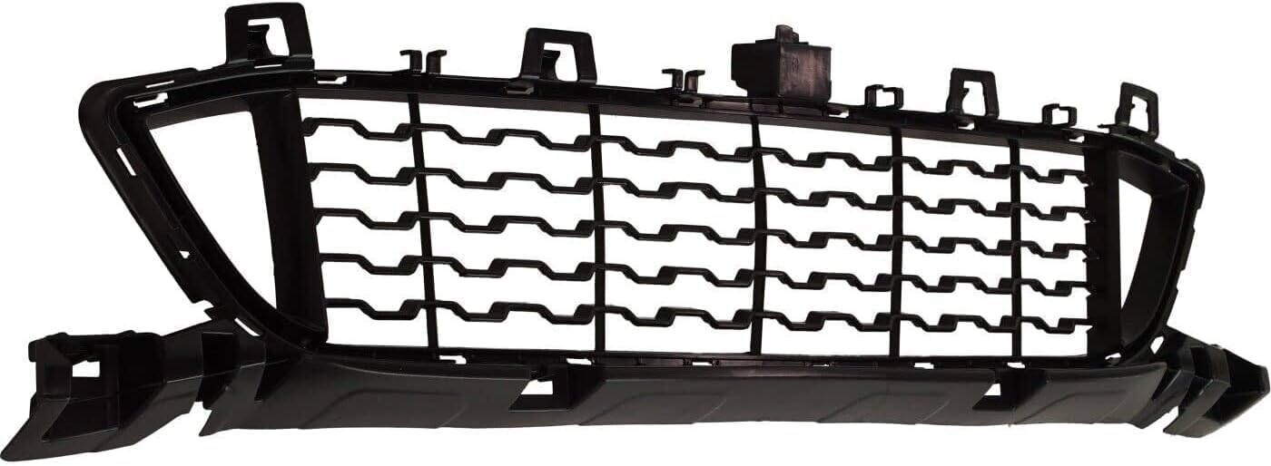 Front Bumper Center Grille Primed Plastic Direct Replacement Compatible With 2017-2019 BMW X1 BM1036167 51118059888