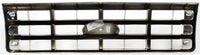AUTOS PARTS PLUS Front Grille Chrome Shell & Silver Insert Direct Replacement Compatible With 1887-1888 Ford F-Series FO1200129 622409HS0A