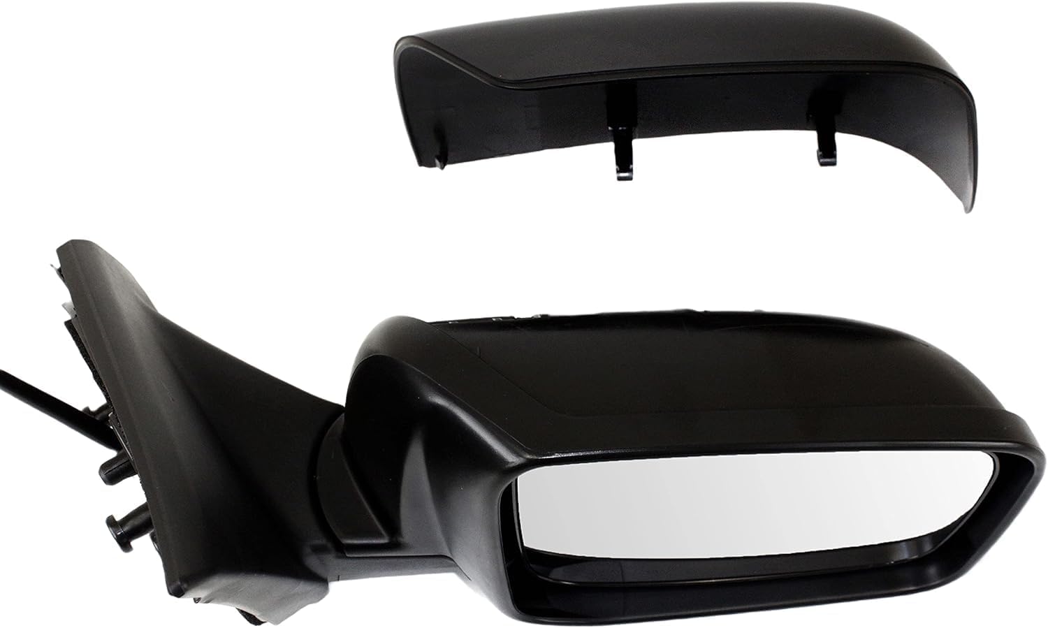 Front Power Mirror Manual Folding Heated Primed Right Passenger Side Direct Replacement Compatible With 2008-2013 Nissan Rogue / 2014-2015 Select NI1321236 96301JM200-PFM
