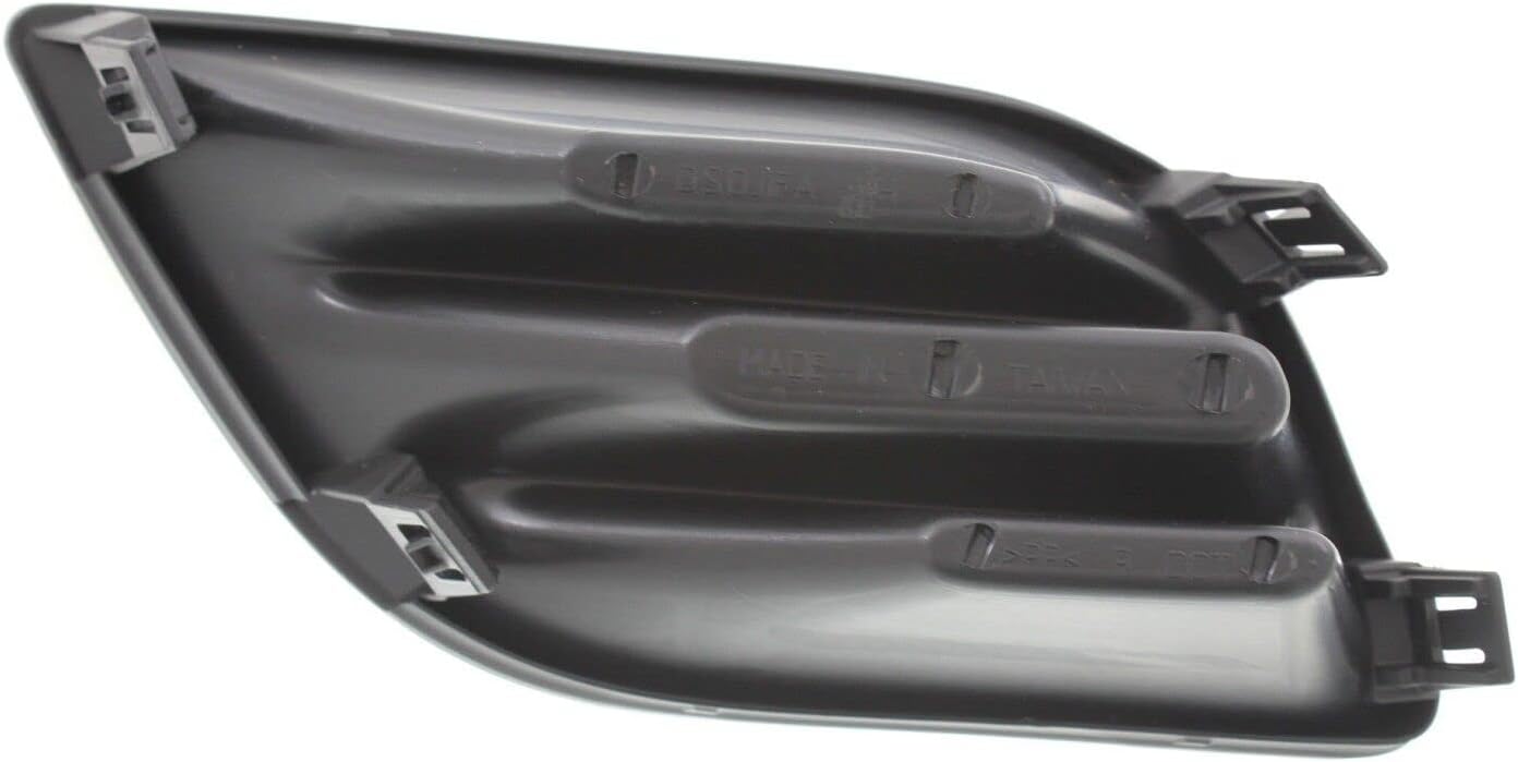 Front Fog Light Cover Textured Black Right Passenger Side Direct Replacement Compatible With 2012-2014 Nissan Versa NI1039128 622563BA0A