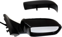 Set Of 2 Front Power Mirror Manual Folding Heated Primed Left Driver & Right Passenger Side Direct Replacement Compatible With 2008-2013 Nissan Rogue / 2014-2015 Select NI1321236